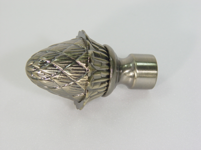 Zinc Pineapple Curtain Finial - zinc_pineapple_curtain_finial